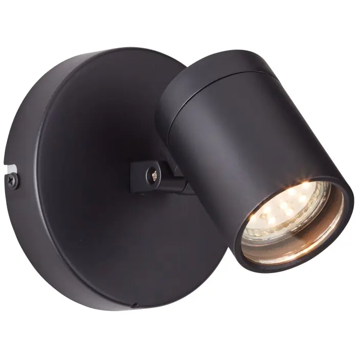 Oferta Flash Brilliant Alessia Aplique Negro, 1 luz