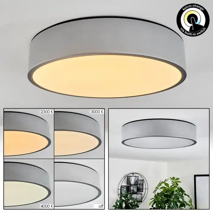 Descuento Maho Lámpara de Techo LED Aluminio, 1 luz