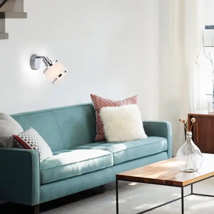 Oferta Limitada Leuchten-Direkt ACCOR Aplique Plata, 1 luz