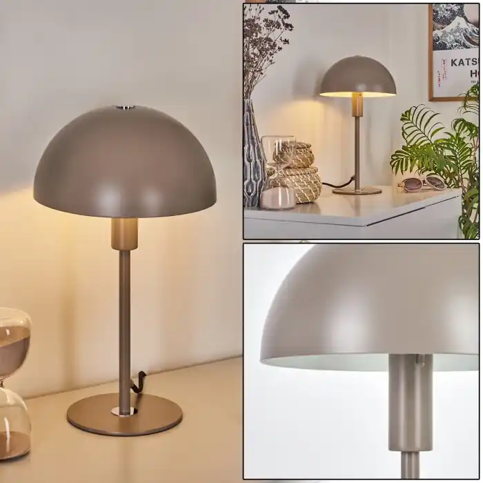 Tati Lámpara de mesa Gris, 1 luz No Te Lo Pierdas