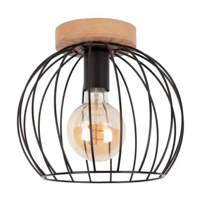 Solo Hoy Lecueder Lámpara de Techo Madera clara, 1 luz