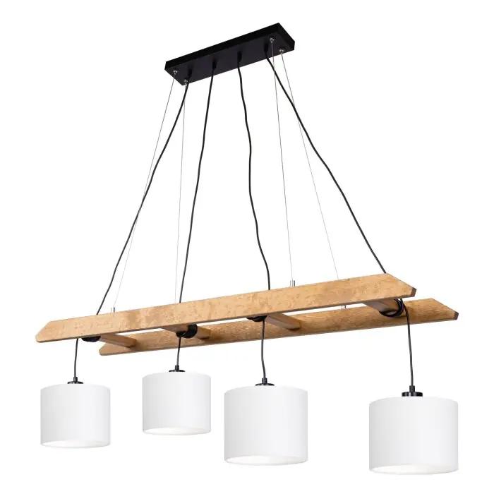 Amaichá Lámpara Colgante Crudo, 4 luces Promoción Exclusiva