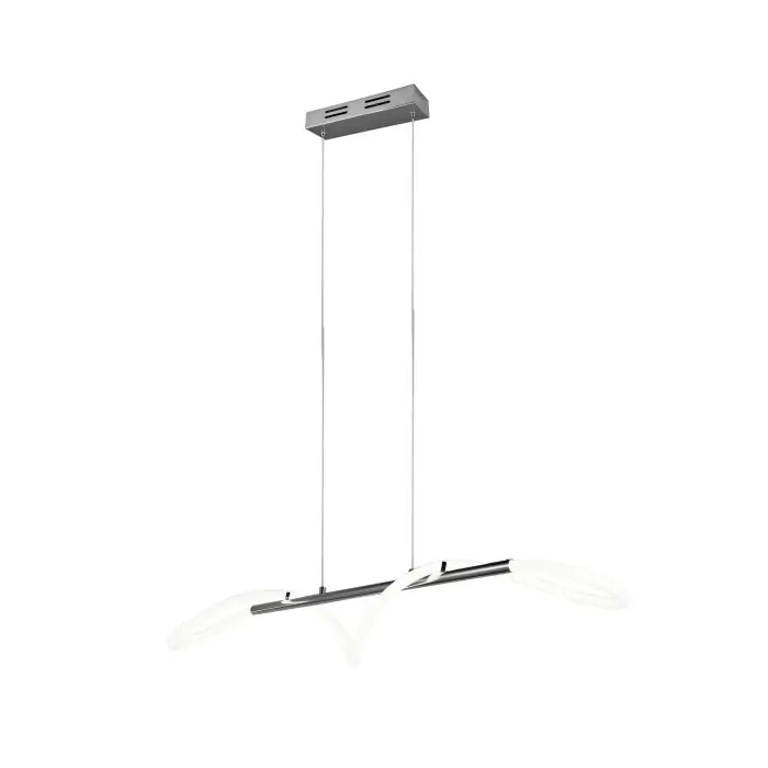 Reality Argos Lámpara Colgante LED Cromo, 1 luz Gran Oferta
