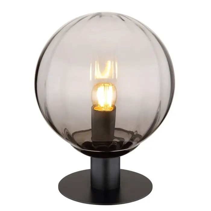 Alta Calidad Globo DALLERTA Lámpara de mesa Negro, 1 luz