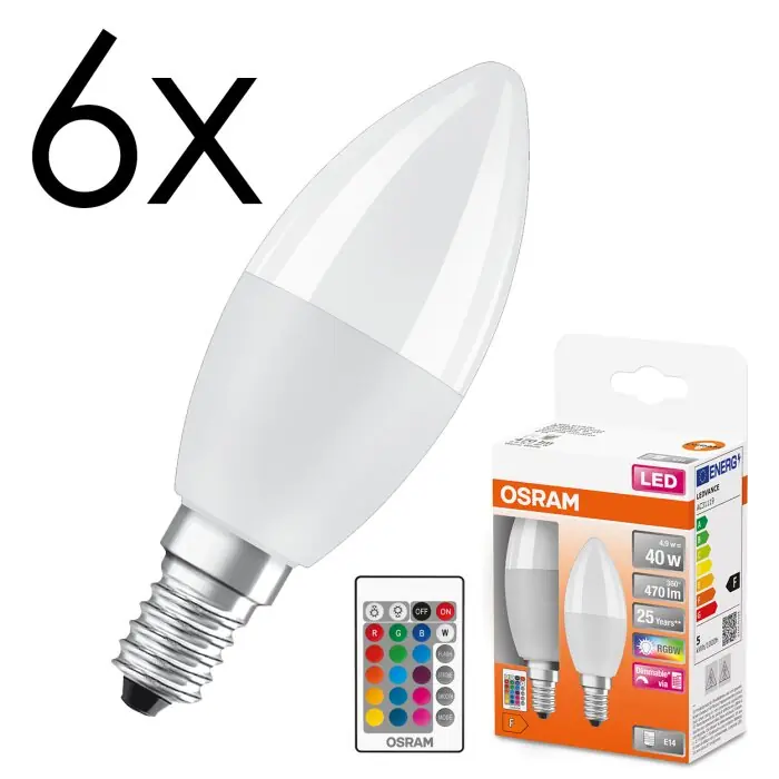 Precio Reducido E14 LED 4.9 Watt regulable 470 Lumen