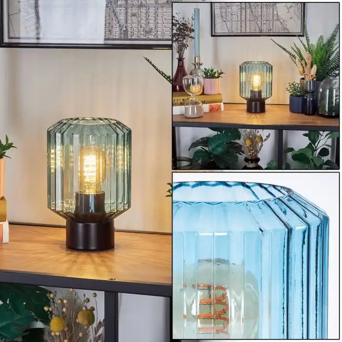 Precio De Oferta Moruja Lámparas de mesa Negro, 1 luz
