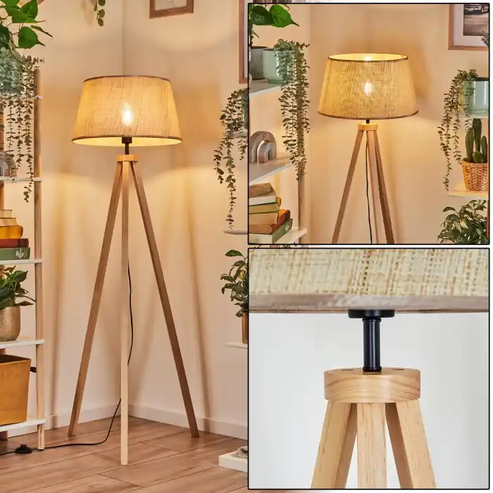 Sabadim Lámpara de pie Crudo, 1 luz Liquidación