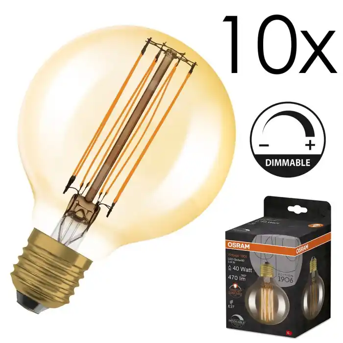 E27 LED 5.8 Watt blanco cálido regulable 470 Lumen Gran Oferta