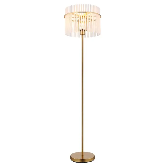 Lámparas Globo Lighting Gorley Lámpara de pie dorado, 1 luz Más Vendido