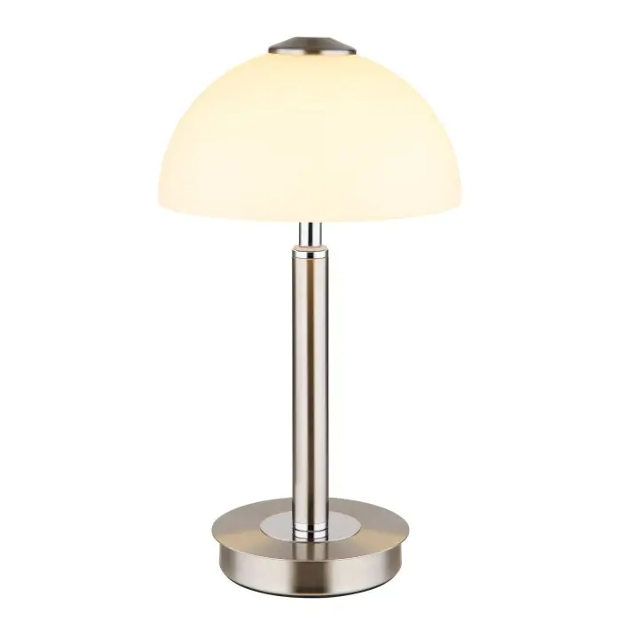 Lámparas Globo Lighting Uldin Lámparas de mesa LED Cromo, Níquel-mate, 1 luz No Te Lo Pierdas