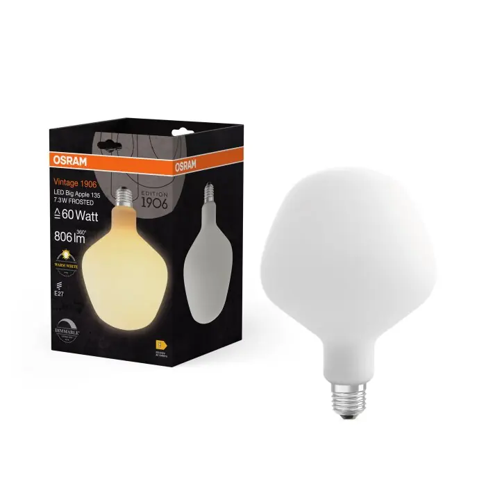 Oferta Limitada Lámparas Osram E27 7.3 Watt blanco cálido regulable 806 Lumen