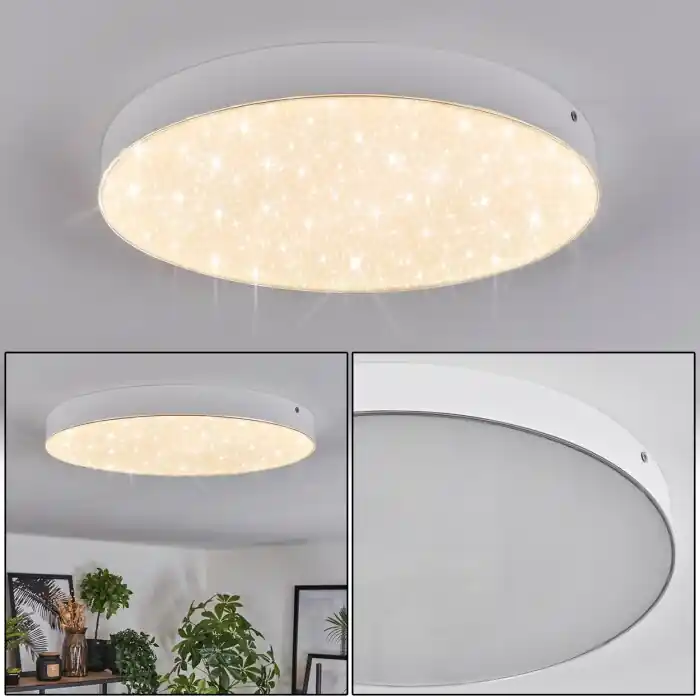 Mentque Plafones LED Blanca, 1 luz Devolución Gratuita