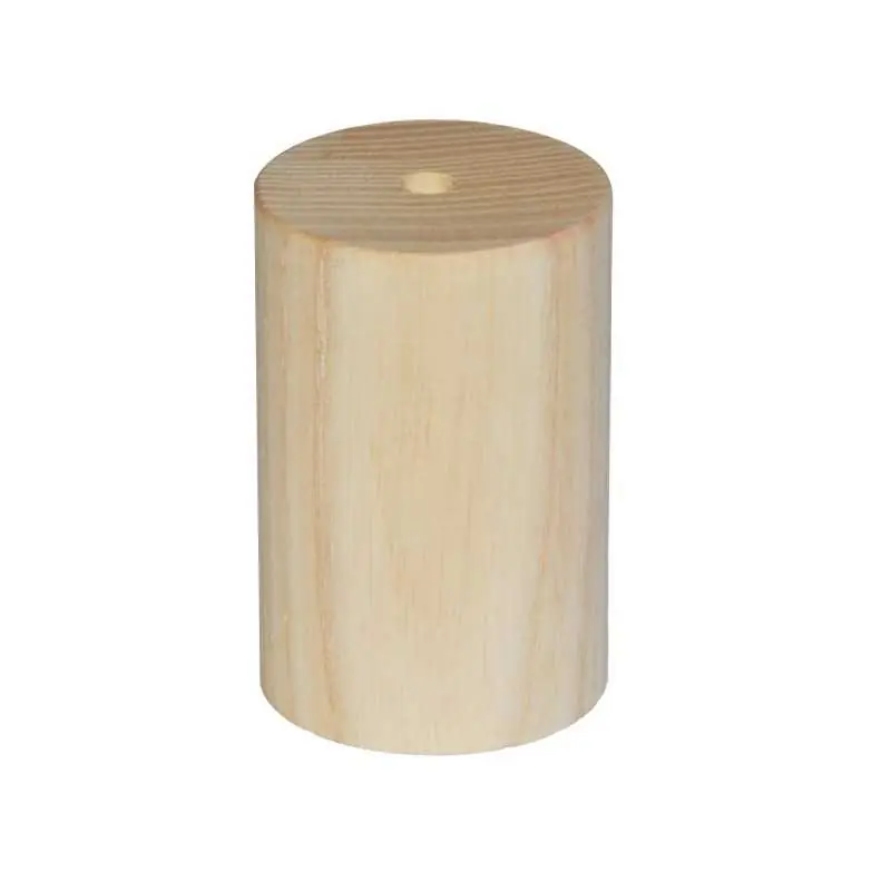 Funda decorativa madera básica para casquillo E27 70mm Favorito De Clientes