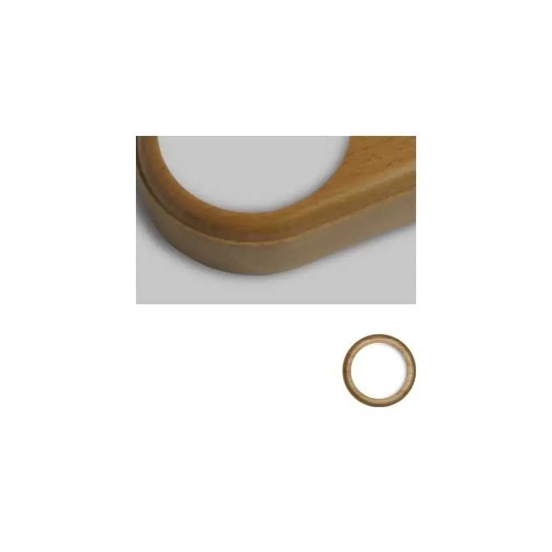 Envío Inmediato Marco individual madera clara redondo modular