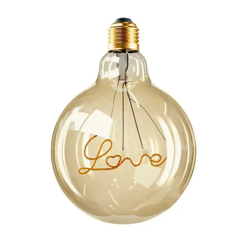 Solo Hoy Bombilla LED filamento LOVE 5W rosca E27