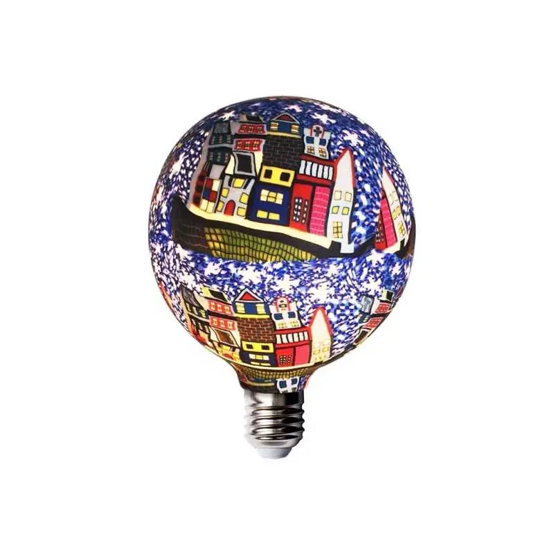 Bombilla LED silicona casas decorada 4W rosca E27 Bestseller