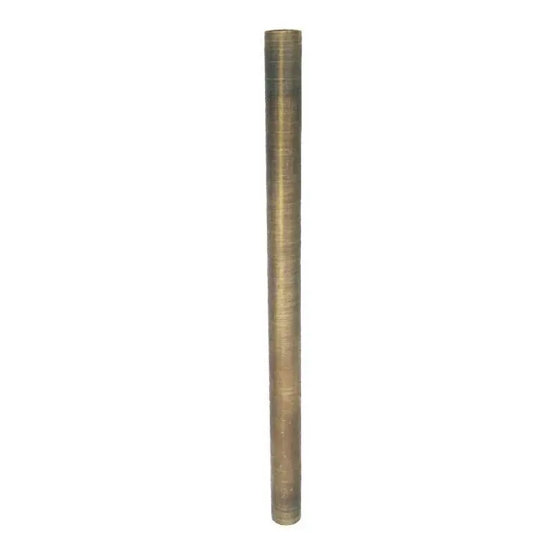 Tubo oro antiguo liso sin rosca 12mm diámetro Precio De Fábrica