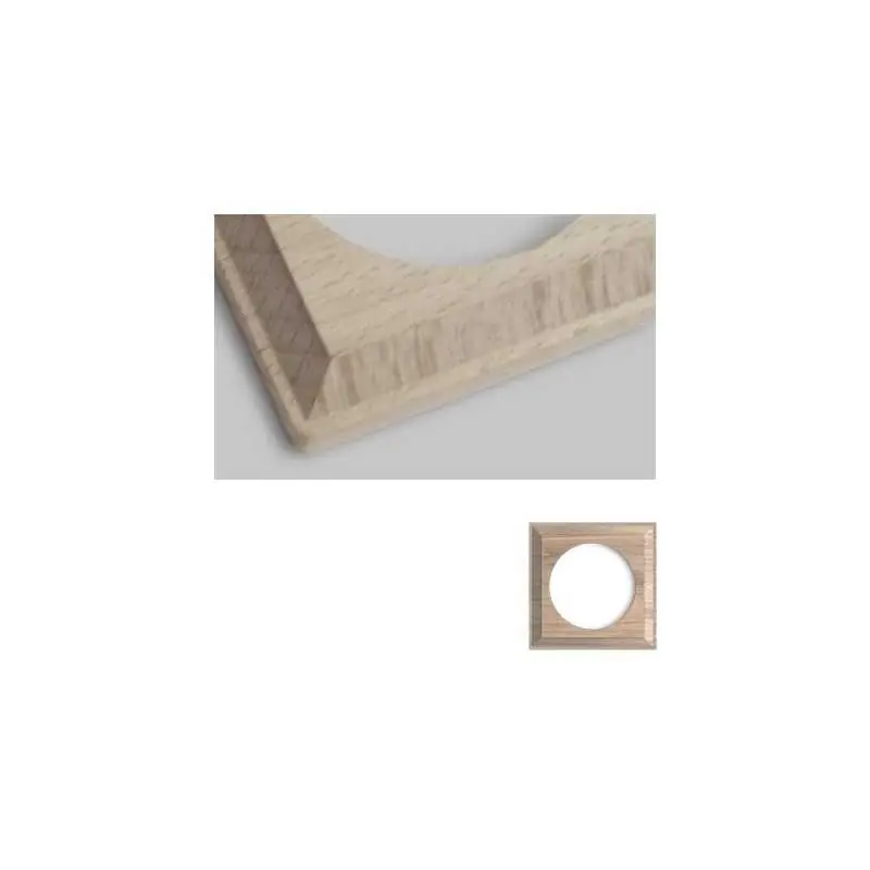 Stock Limitado Marco simple mecanismos empotrar madera cruda cuadrado