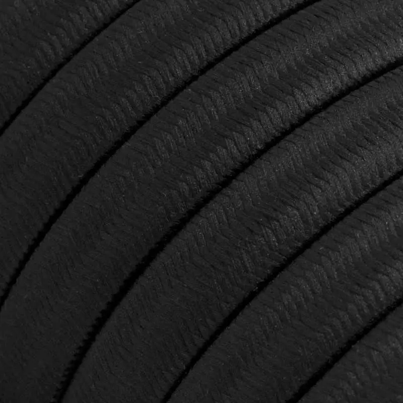 Cable plano de guirnalda exterior color negro Garantía De Devolución De Dinero