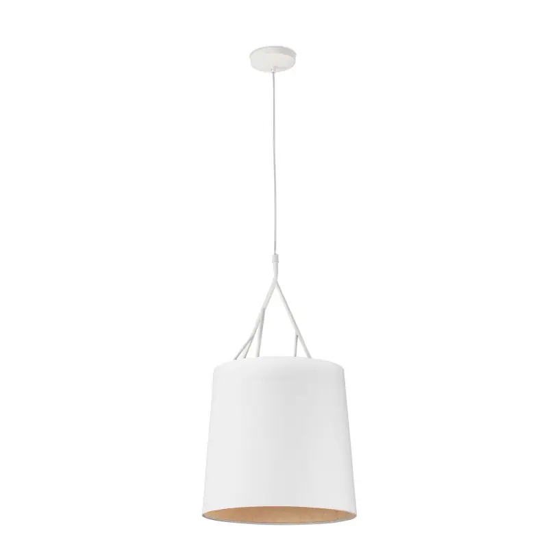 Descuento Lámpara techo acero E27 blanco mate DARBRES