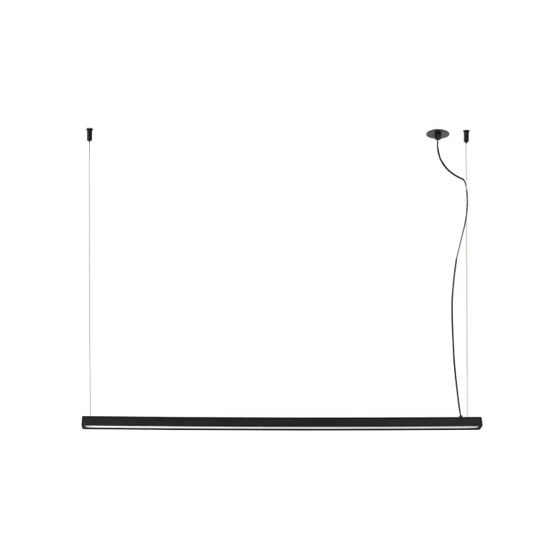 Lámpara techo aluminio LED integrado negro mate BAIXAS Oferta