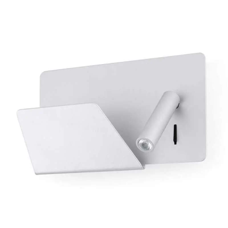 A Buen Precio Lámpara pared aluminio LED integrado gris PINTAC