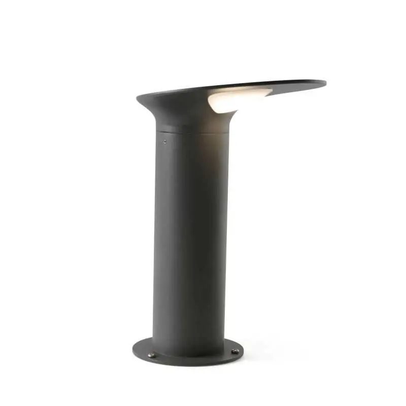 Última Versión Lámpara suelo aluminio LED integrado gris DIESEN