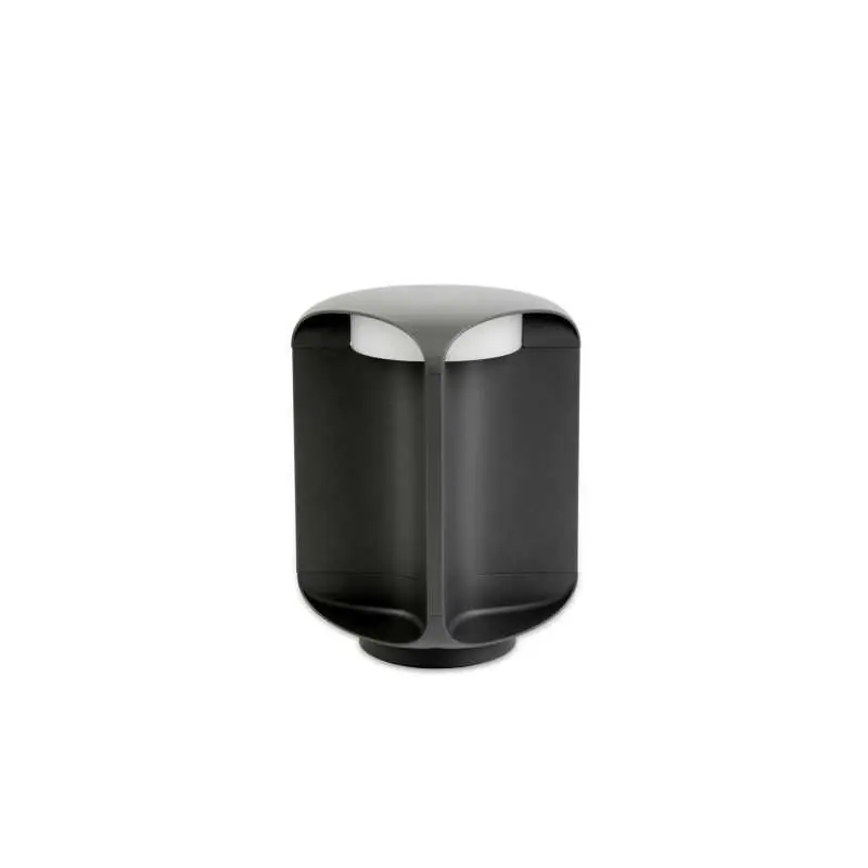 Popular Lámpara sobremuro aluminio LED integrado gris VITRAC