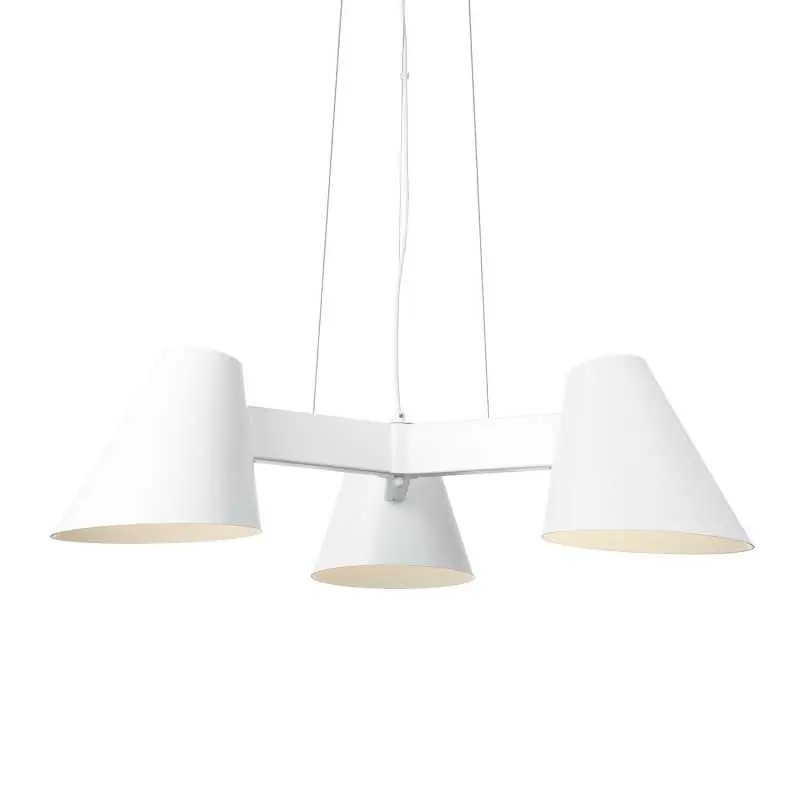 Colgante múltiple RAGNY aluminio E27 LED color blanco Solo Hoy
