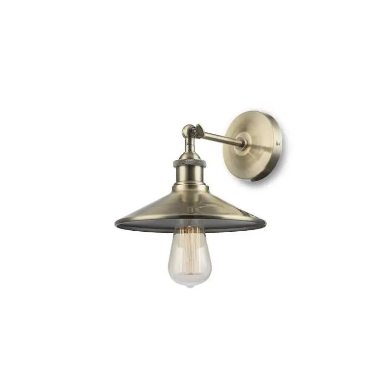 Promoción Aplique de pared MAURY metal E27 LED color bronce cepillado
