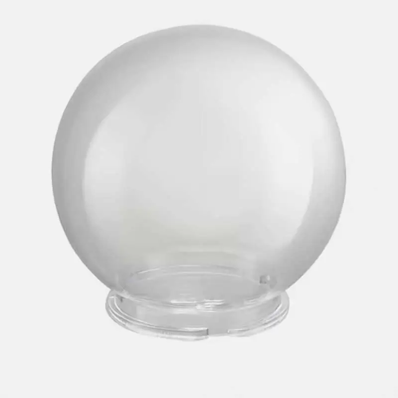 Globo PMMA transparente con cuello bayoneta para farolas Entrega Rápida