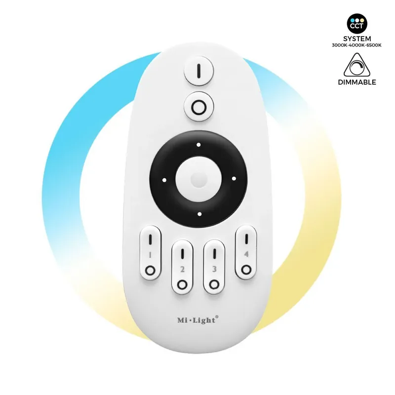 Mando a distancia LED Monocolor/CCT - 4 Zonas- FUT007- Mi Light - Mi Boxer Favorito De Clientes