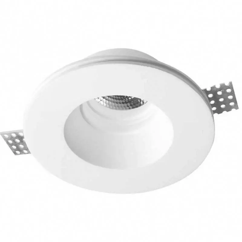 Alta Calidad Aro downlight empotrable de Escayola - GU10 - trimless