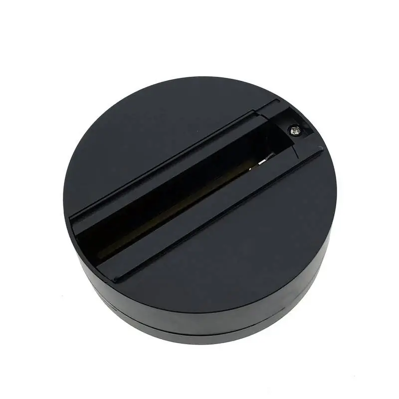 Base de superficie para proyector LED de carril trifásico Blanco Rebajas
