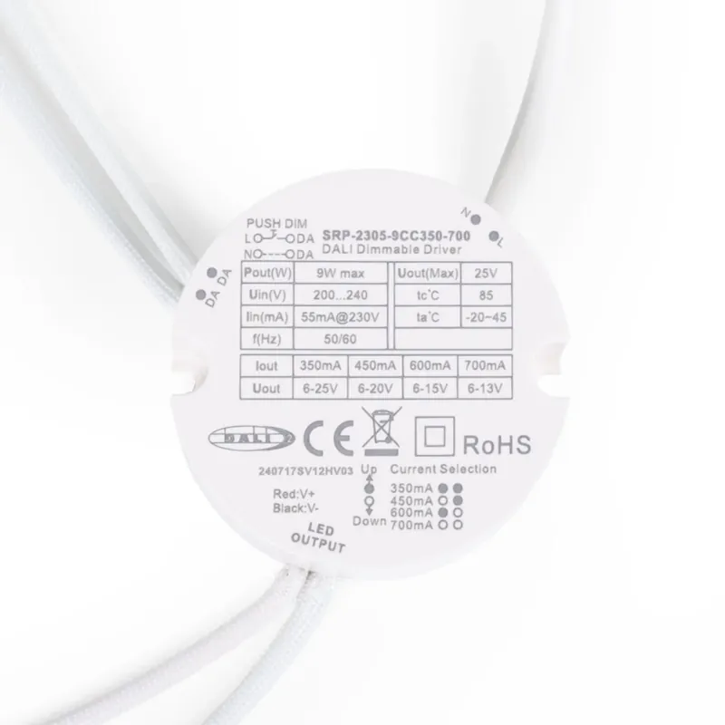 No Te Lo Pierdas Driver regulable DALI DT6 monocolor - 220-240V - Salida 6-25V DC - 9W