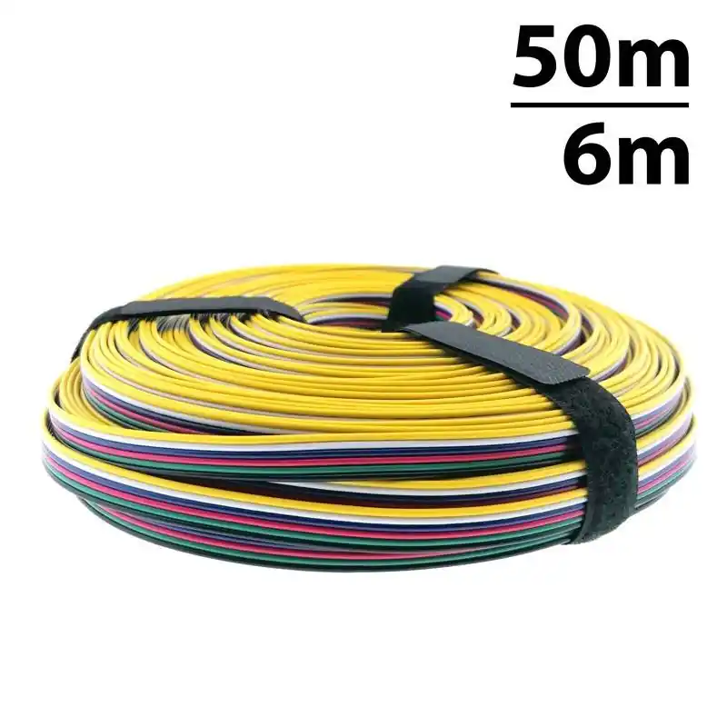 Cable RGB+CCT conector para iluminación LED RGB+CCT 12-24V Liquidación