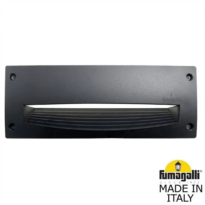 Baliza empotrable pared Fumagalli "LETI 300 HS" - 1 x E27 Blanco Precio De Fábrica