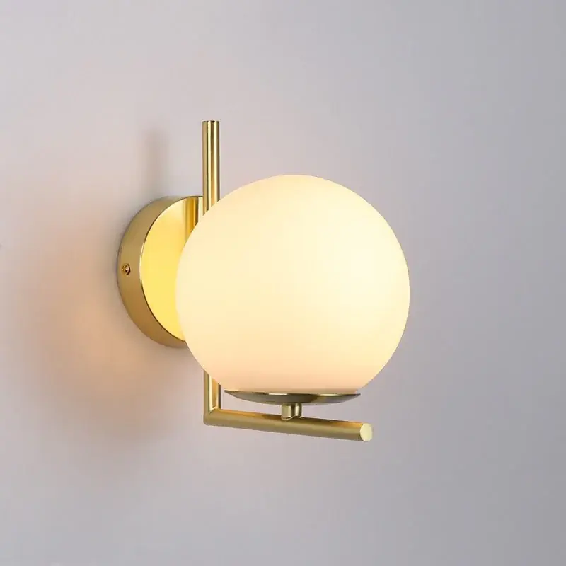 Oferta Aplique de pared bola cristal "Margaret" Dorado