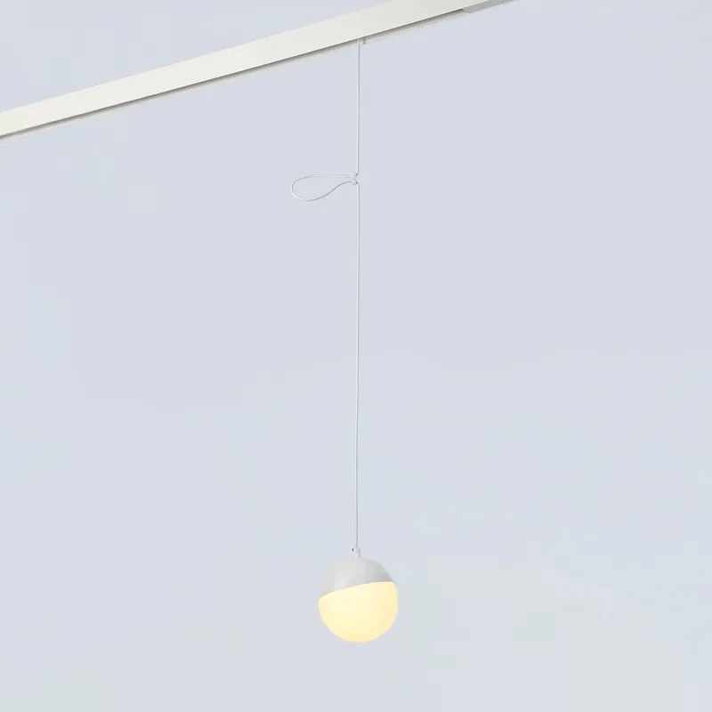 Lámpara colgante LED esfera para carril magnético 48V - 6W - 2700K - CRI90 Blanco Liquidación