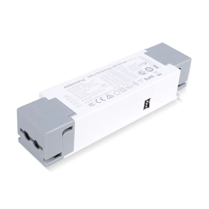 Driver regulable DALI + 1/0-10V + PUSH - 9-42V DC - 58W - Multicorriente (700-1400mA) Precio Reducido