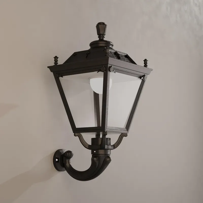 Aplique de pared exterior "TOBIA" de FUMAGALLI CCT - 30W Negro Precio De Fábrica