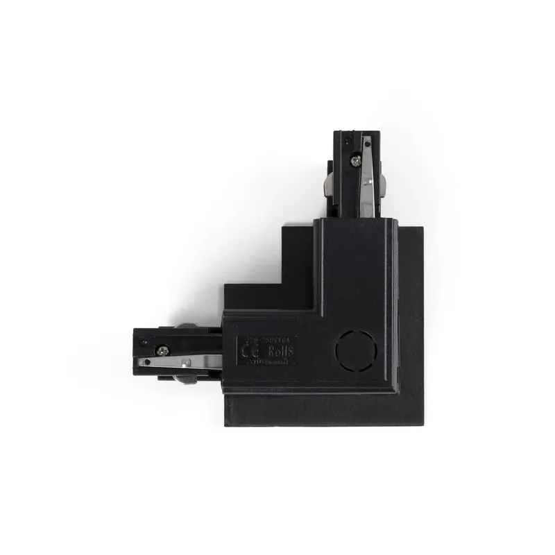 Oferta Flash Unión rígida en L para carril trifásico empotrable - GEN2 - 90º - IZQUIERDA Negro