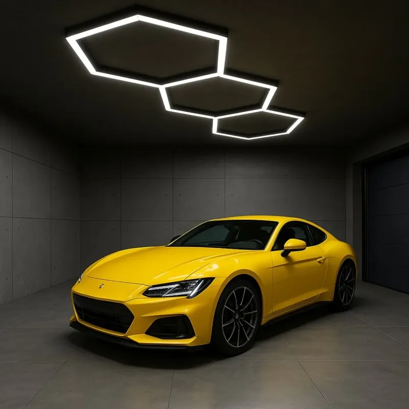 Lámpara LED hexagonal - 6500K - 3 hexágonos - 440cm Directo De Fábrica