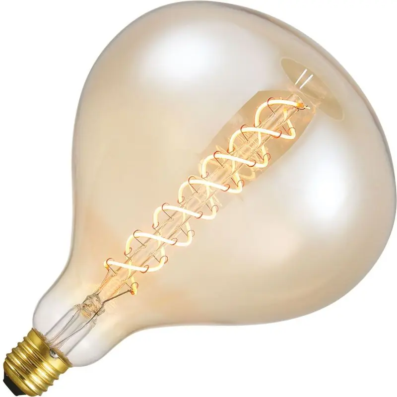 Lighto | Filamento LED | Casquillo grande E27 | Lámpara Superlux | Oro | 160mm | 6W Comprar En Línea