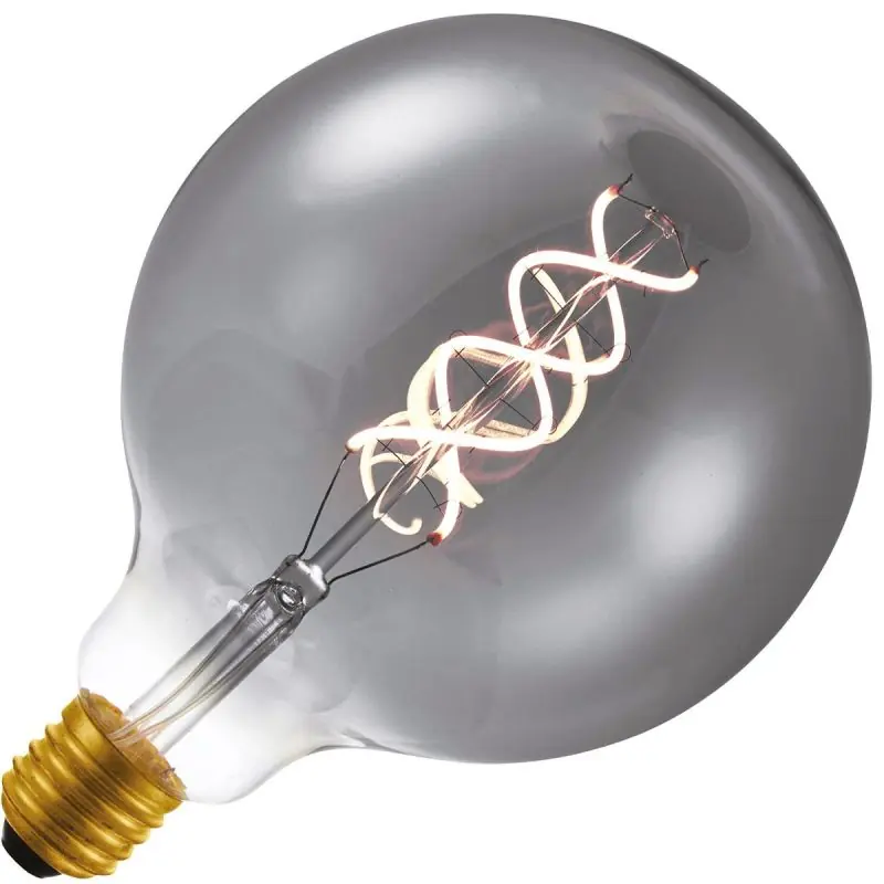 Lighto | Filamento LED | Casquillo grande E27 | Globelamp | Negro | 125mm | 5W Liquidación