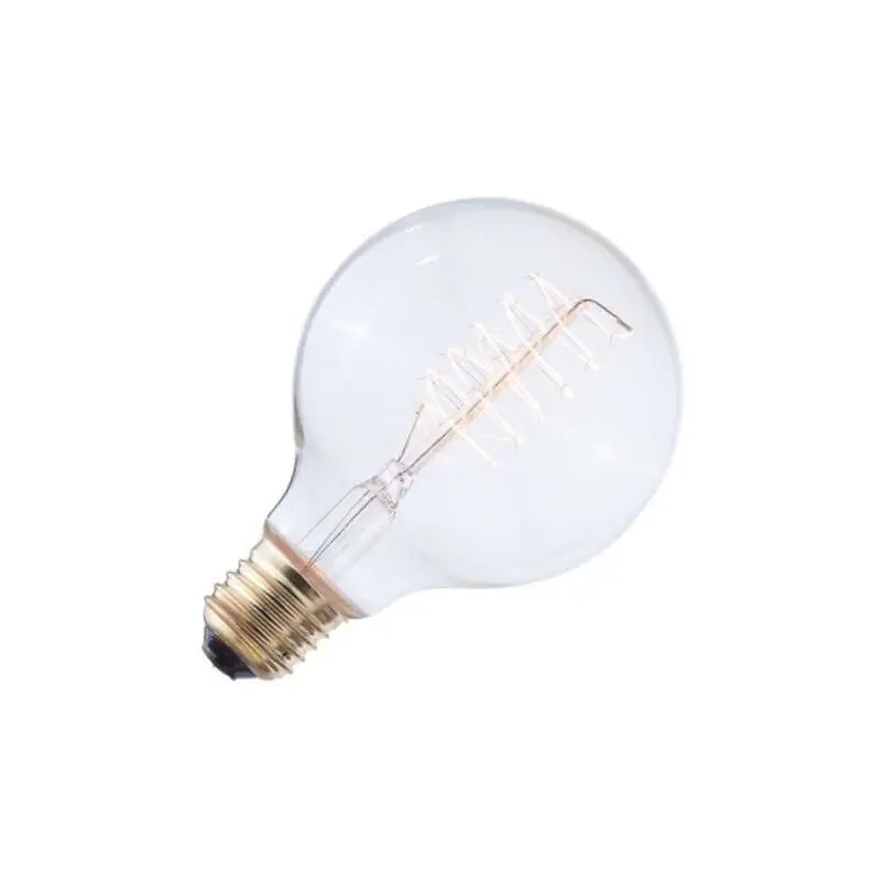 Solo Por Tiempo Limitado Globo de Lámpara de Alambre de Carbono | Casquillo grande E27 Regulable | 40W 80mm