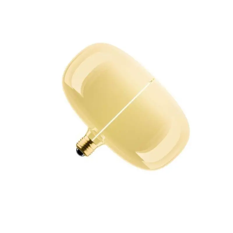 Certificado SPL | Filamento LED | Casquillo grande E27 | Lámpara de diseño | Transparente | Oro | 4W | Regulable