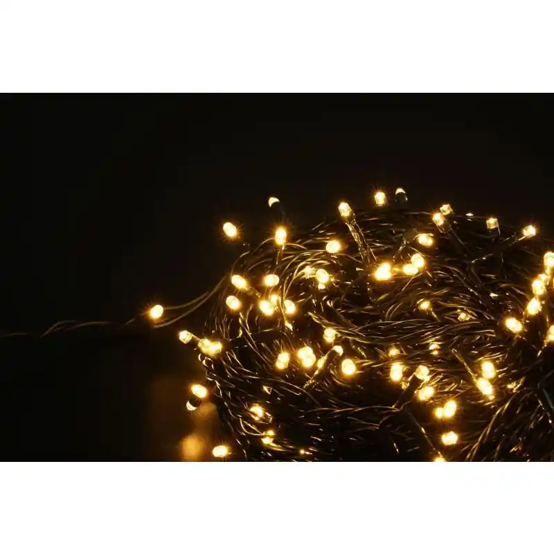 Oferta Modee | Luces de Navidad Cadena de luces LED | 20m | 200 Luces con 8 modos de Luz | IP44 | Luz Blanca Cálida