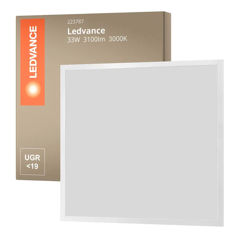 Precio Bajo Ledvance Panel LED 60x60cm 3000K 33W UGR <19 | Luz Cálida - Reemplazo 4x18W