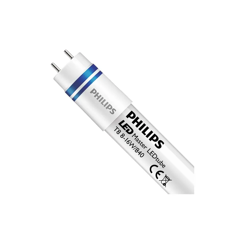 Solo Por Tiempo Limitado Philips Tubo LED T8 MASTER (HF) High Output 8W 1000lm - 840 Blanco Frio | 60cm - Reemplazo 18W